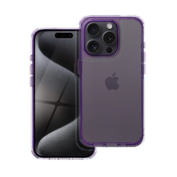   Matrix Apple iPhone 16 hátlap tok kameravédő peremmel, lila