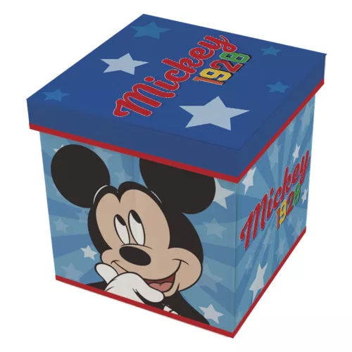 Veselý úložný priestor na hračky Disney Mickey 30×30×30 cm