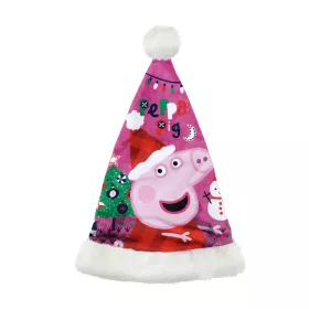 Čiapka Peppa Pig Pink Santa Claus 37 cm