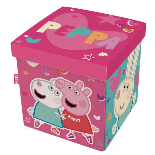 Úložný priestor na hračky Prasiatko Peppa Happy 30×30×30 cm