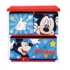 Stojan na hračky Disney Mickey Star s 3 priehradkami 53x30x60 cm