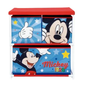   Stojan na hračky Disney Mickey Star s 3 priehradkami 53x30x60 cm