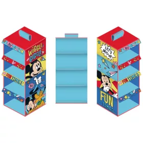   Závesný organizér do skrine Disney Mickey Let's Move, 4 kusy