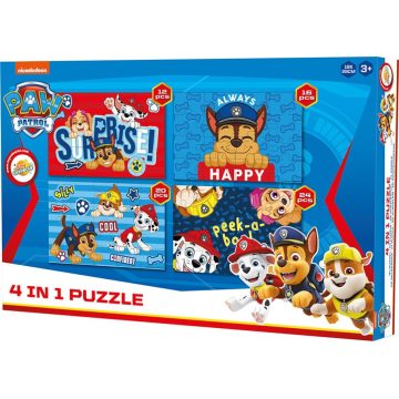 Mancs Őrjárat puzzle 4 az 1-ben