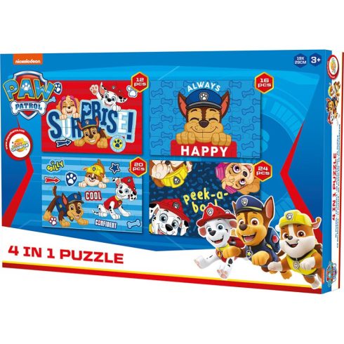 Mancs Őrjárat puzzle 4 az 1-ben