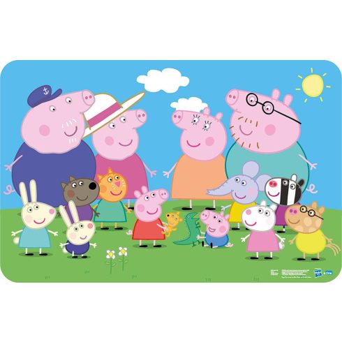 Peppa malac tányéralátét 43x28 cm