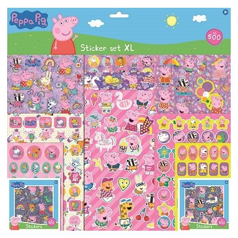 Peppa malac Pink matrica szett XL