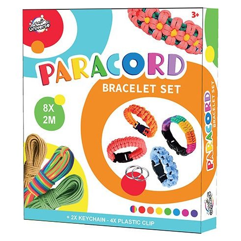 Paracord zsinóros karkötő és kulcstartó készítő szett