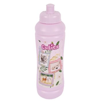 Állatos Cutiez műanyag sportkulacs 450 ml