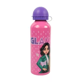 Glam Girls Team Aluminiumflasche mit Trinkverschluss, 500 ml