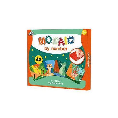 Állatos Jungle habszivacs mozaikos kreatív szett