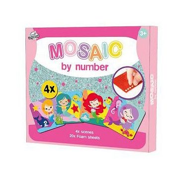 Sellő habszivacs mozaikos kreatív szett