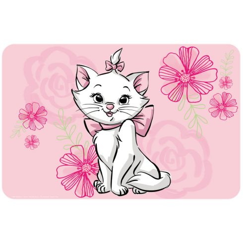 Disney Marie Pink Flower tányéralátét 43x28 cm