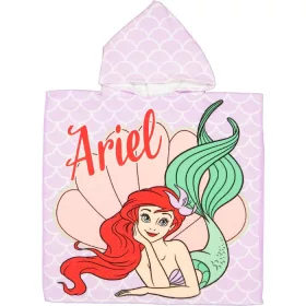   Disney Prinzessinnen Ariel Strandtuch-Poncho 60x120 cm (Schnelltrocknend)