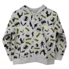 Batman-Pullover für Kinder, grau, Größe 3–4 Jahre / 98–104 cm