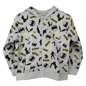   Batman-Pullover für Kinder, grau, Größe 3–4 Jahre / 98–104 cm