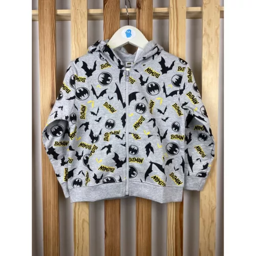 Batman-Pullover für Kinder, grau, Größe 3–4 Jahre / 98–104 cm