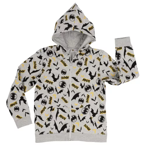 Batman-Pullover für Kinder, grau, Größe 3–4 Jahre / 98–104 cm