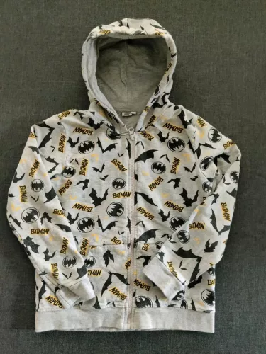 Batman-Pullover für Kinder, grau, Größe 3–4 Jahre / 98–104 cm