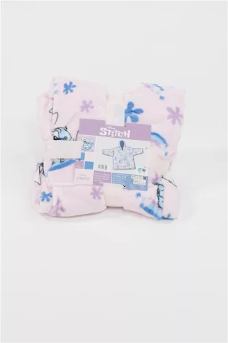 Disney Lilo & Stitch, Dreamy der Sternenhund Kuscheldecke aus Fleece, Poncho, 7-14 Jahre