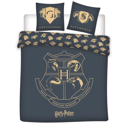 Harry Potter Grey dupla, kétszemélyes ágyneműhuzat 240×220cm, 63x63 cm Microfibre