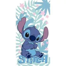   Disney Lilo és Stitch, A csillagkutya Cute Chaos fürdőlepedő, strand törölköző 70x140cm (Fast Dry)