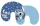 Disney Lilo und Stitch, Ohana der Sternenhund Reisekissen, Nackenkissen