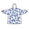 Disney Lilo és Stitch, A csillagkutya Light Rose belebújós plüss polár takaró, poncsó 3-6 év