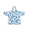 Disney Lilo & Stitch, Blue der Sternenhund, Kuscheldecke aus Plüschfleece, Poncho, 7-14 Jahre