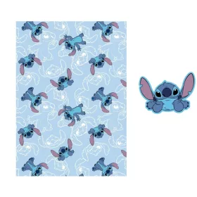   Disney Lilo und Stitch, „Der Sternenhund auf dem Bauch“ Fleecedecke und Kissen-Set