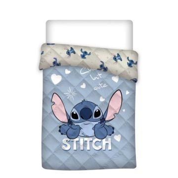   Disney Lilo és Stitch, A csillagkutya steppelt ágytakaró, paplan 140x200cm