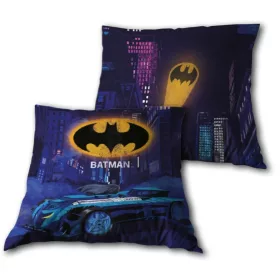 Batman Gotham Nights Kissen, Dekokissen 40x40 cm Velours