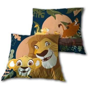   Disney Az Oroszlánkirály Hakuna Matata párna, díszpárna 40x40 cm Velúr
