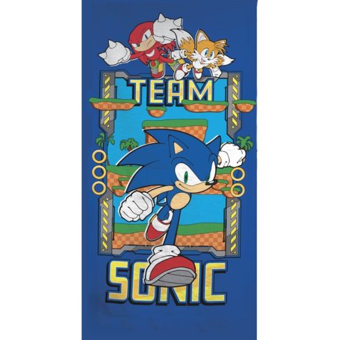 Sonic a sündisznó fürdőlepedő, strand törölköző 70x140cm (Fast Dry)
