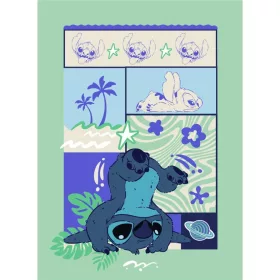   Disney Lilo & Stitch, Der Sternenhund Ocean Breeze Flanelldecke 110 x 150 cm