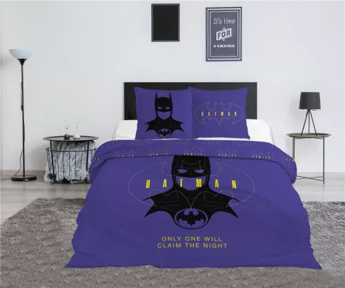 Prestieradlo na manželskú posteľ Batman Claim the Night 240×220cm, 65x65 cm