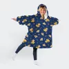 Disney Der König der Löwen – Kuschelige Plüsch-Fleecedecke, Poncho (7–14 Jahre)