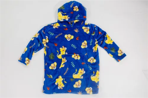 Disney Der König der Löwen – Kuschelige Plüsch-Fleecedecke, Poncho (7–14 Jahre)