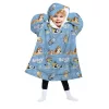 Bluey Seaside Kuschel-Fleecedecke, Poncho, 3-6 Jahre