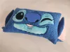 Disney Lilo & Stitch, Kissen in Zwinkerform, Dekokissen aus Sherpa-Fleece, 75 cm