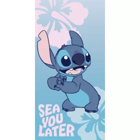   Disney Lilo és Stitch, A csillagkutya Sea You Later fürdőlepedő, strand törölköző 70x140cm (Fast Dry)