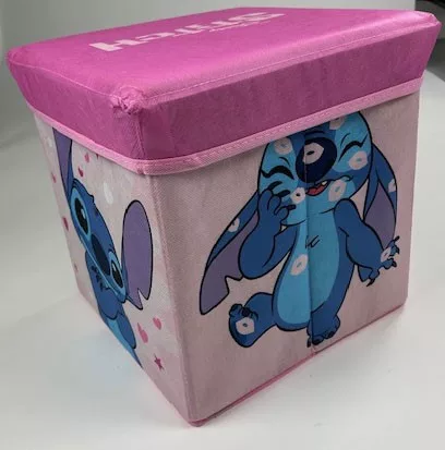 Disney Lilo a Stitch, úložný priestor na hračky Hviezdny psík Sweet Hearts 30×30×30 cm