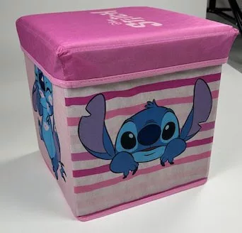 Disney Lilo a Stitch, úložný priestor na hračky Hviezdny psík Sweet Hearts 30×30×30 cm