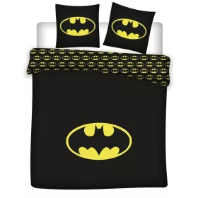   Dvojlôžková plachta s Batman Symbolom 240×220cm, 63x63 cm Mikrovlákno