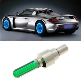   Set 2 Capace Valva cu LED Verde, cu senzor de lumina si miscare