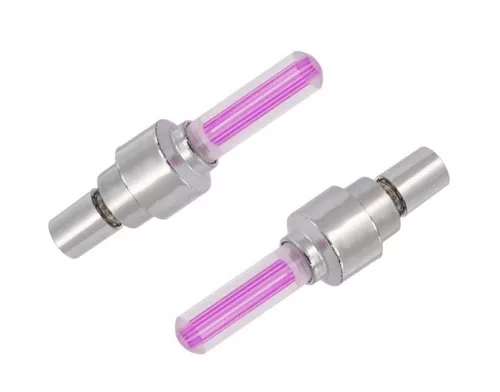 Set 2 Capace Valva cu LED Roz, cu senzor de lumina si miscare