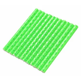   Set 12 ornamente din material reflectorizant pentru spite bicicleta, culoare verde