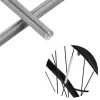 Set 12 ornamente din material reflectorizant pentru spite bicicleta, culoare galben