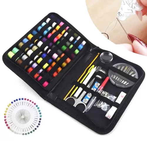 129 darabos szabókészlet elegáns tokban, tökéletes ajándék a szabás szerelmeseinek