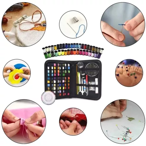 129 darabos szabókészlet elegáns tokban, tökéletes ajándék a szabás szerelmeseinek